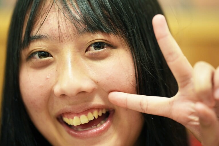 大きな期待を集める暁千華。20歳の若者らしい表情も　©Essei Hara