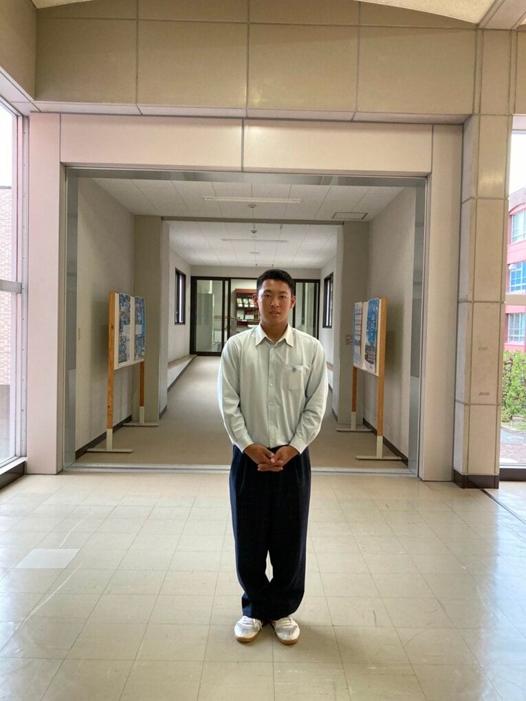 高校時代の山田　©Number Web