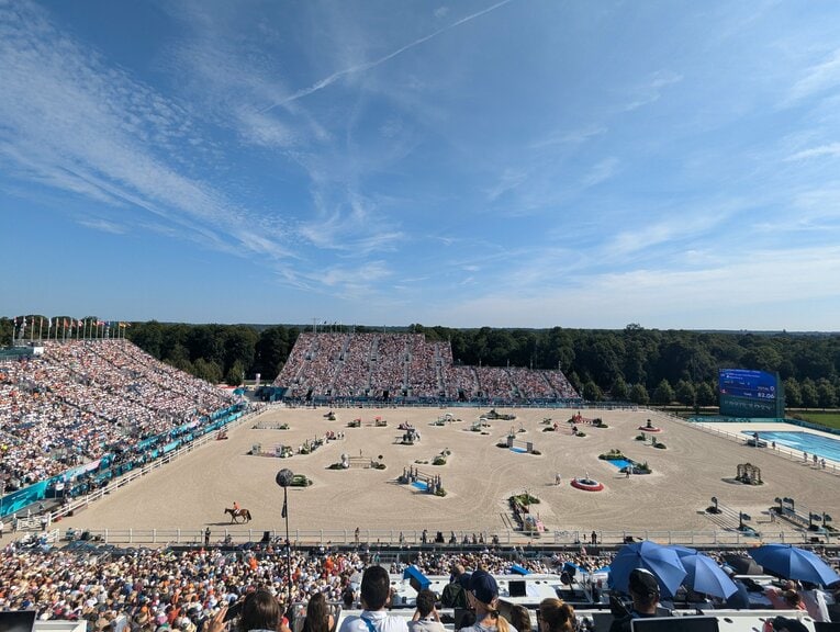 パリ五輪の馬術競技会場　©JMPA