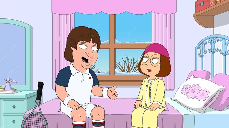 アメリカの日曜朝に放送されているアニメ『FAMILY GUY』に声優として出演（2019年）　©FOX/Getty Images