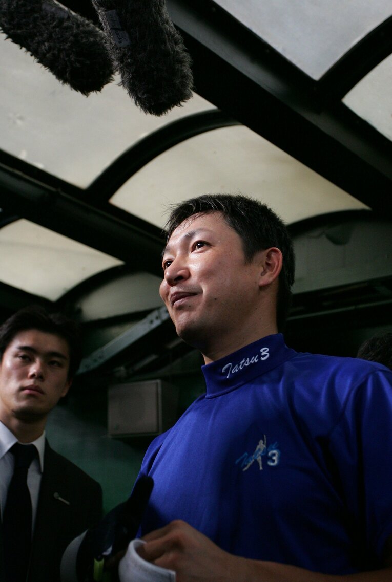 現役時代の立浪　©Sports Graphic Number