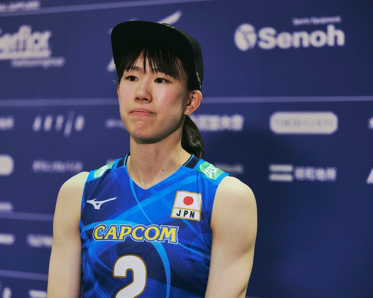 林琴奈（VNLセルビア戦）©︎Yuki Suenaga