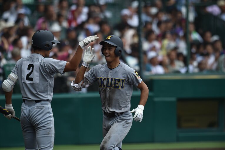 仙台育英時代の平沢大河　©Hideki Sugiyama