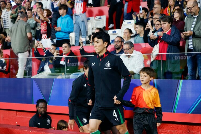 フェイエノールトの韓国代表ファン・インボム　©Daisuke Nakashima