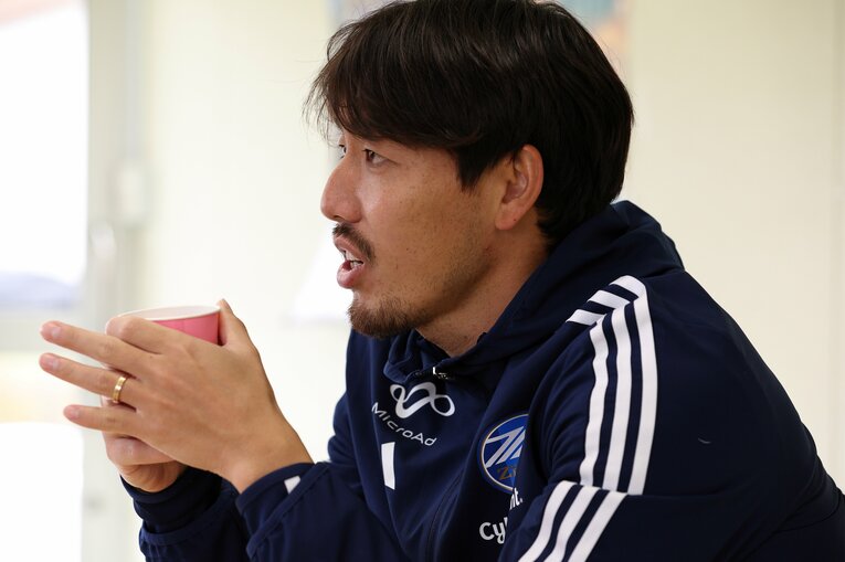 今季、町田に加入してキャプテンとなった昌子。影響を受けたリーダーについて語った　©︎Shigeki Yamamoto