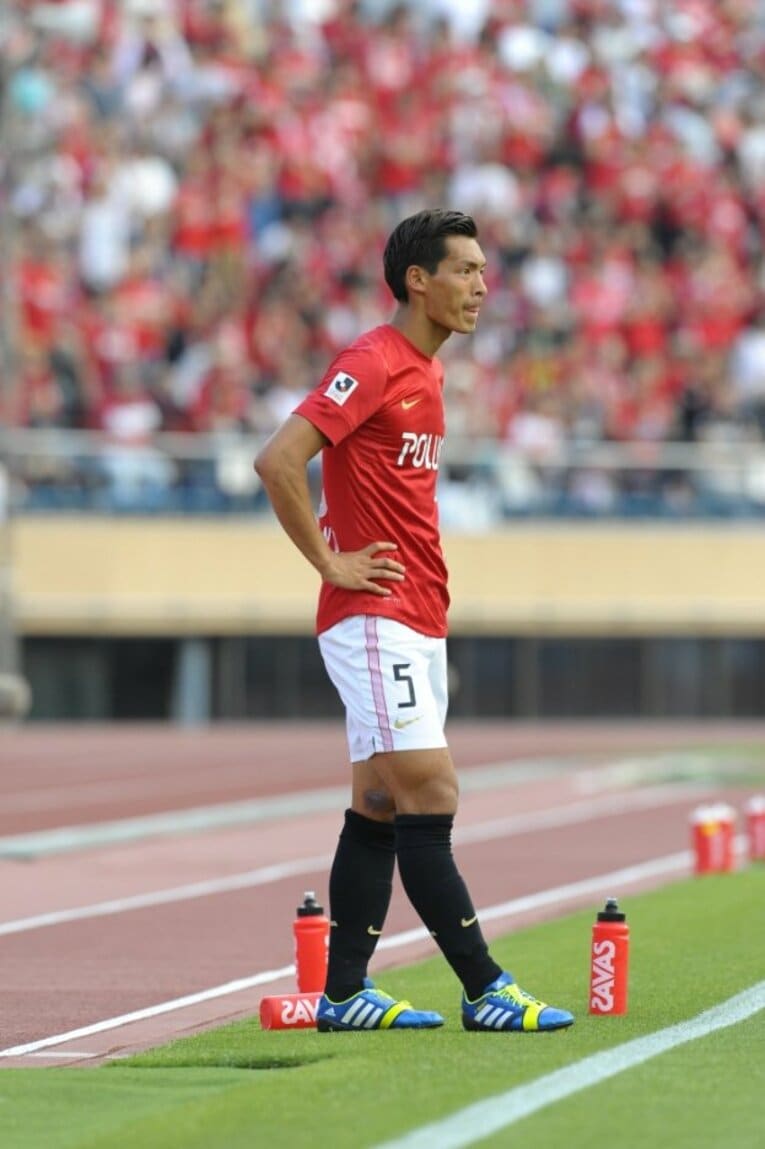 浦和での槙野 ©Sports Graphic Number