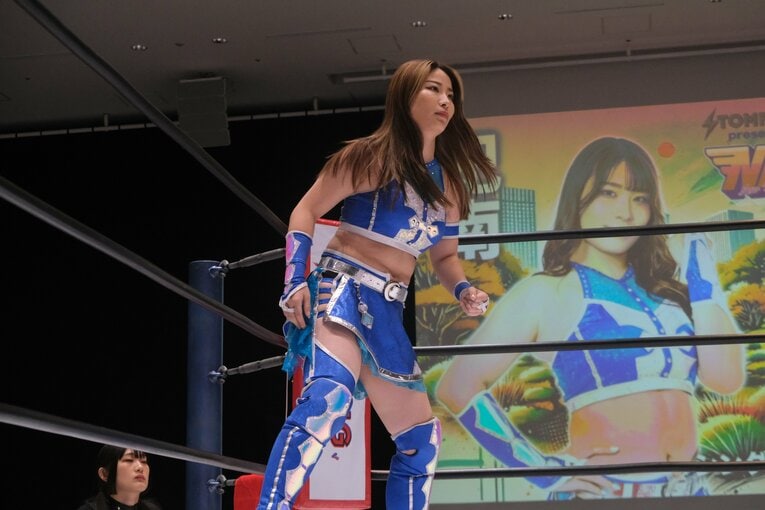 スターダムの大学生レスラー・妃南　©Norihiro Hashimoto