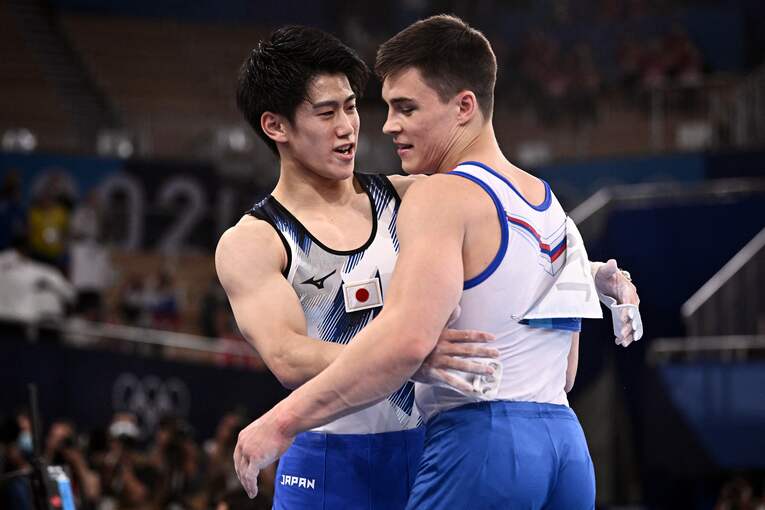 3位のROCニキータ・ナゴルニーと　©JIJI PRESS