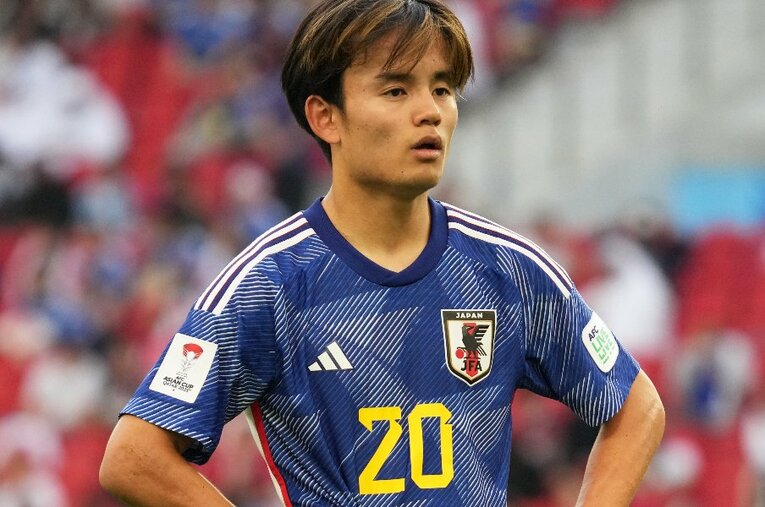 ムードメーカーとしてもチームを引っ張っている久保建英 ／ photograph by Getty Images