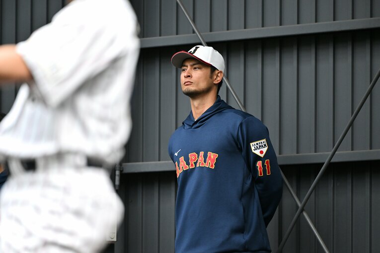 宮崎合宿にアドバイザーとして参加したダルビッシュ有　©︎Hideki Sugiyama