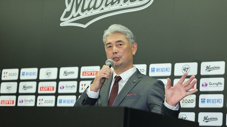 吉井理人監督　©︎Chiba Lotte Marines
