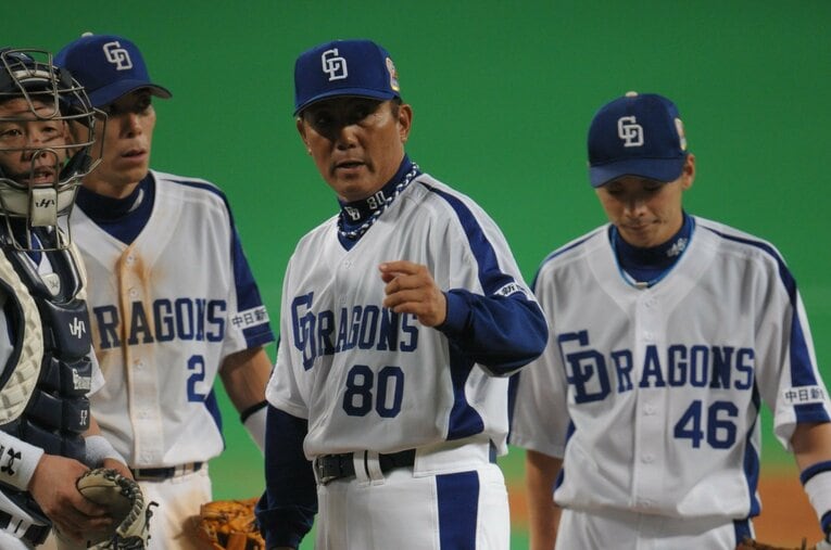 2004年から2011年まで、投手コーチやヘッドコーチとして中日・落合博満監督を支えた森繁和 ©Naoya Sanuki