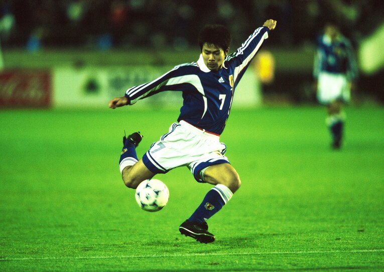 現役時代の明神智和　©Sports Graphic Number