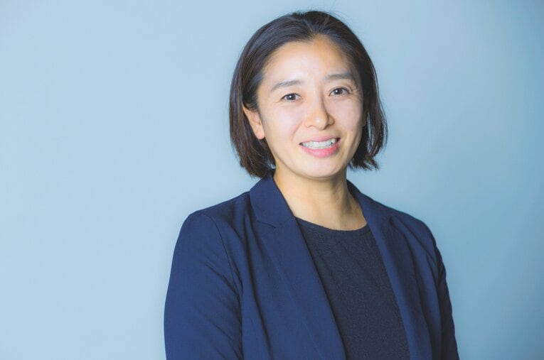 現在注力する「スポーツを止めるな『1252プロジェクト』」で、HEROs AWARD 2023を受賞した伊藤華英さん ／ photograph by Kiichi Matsumoto