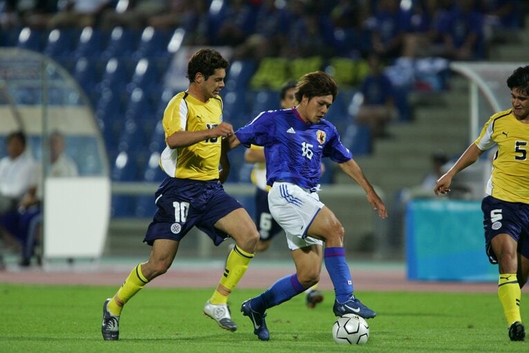 大久保嘉人（2004年アテネ五輪）©︎Takuya Sugiyama/JMPA