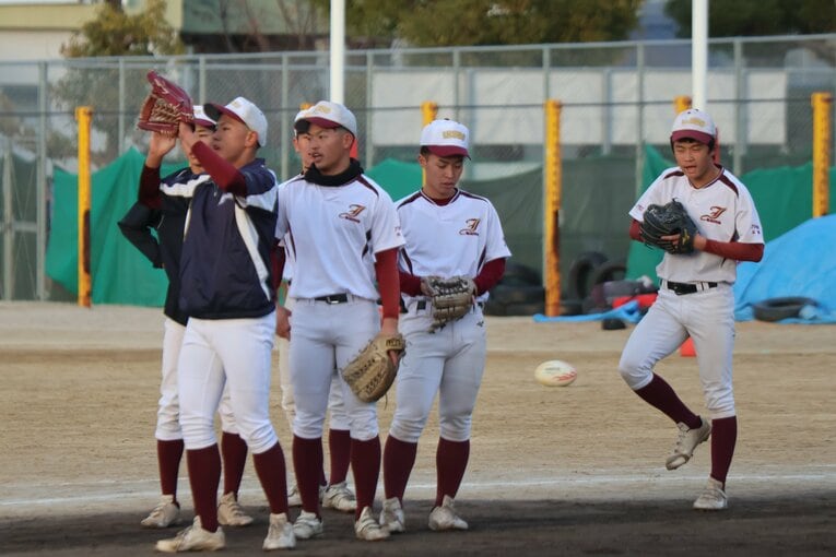 1、2年生だけでも30人を超える部員を誇る　©Fumi Sawai