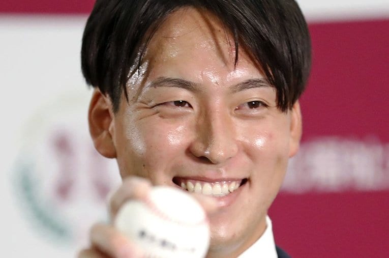 ソフトバンクからドラフト5位指名を受けた大竹風雅。大学時代の公式戦登板わずか「2回」の右腕は、プロで覚醒なるか？ ／ photograph by KYODO