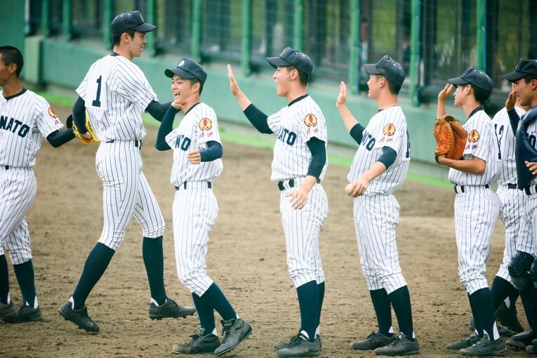 大船渡高時代の佐々木朗希　©︎Asami Enomoto