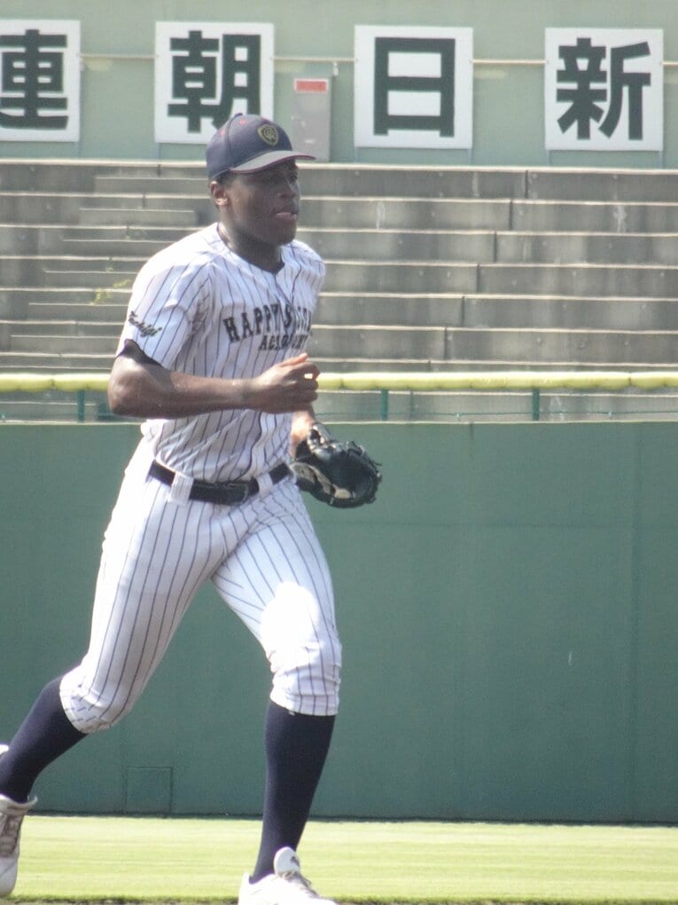 第1シード・作新学院線でも打った…エミールの現地写真　©Yuji Yanagawa