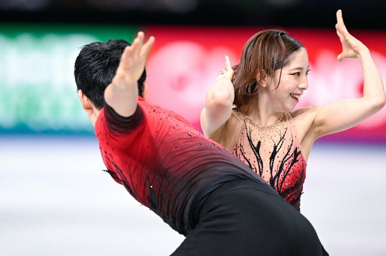 りくりゅうがGPファイナルで見せた美しい演技　©Asami Enomoto