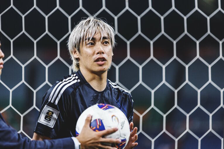 試合後の伊東純也　©Kiichi Matsumoto