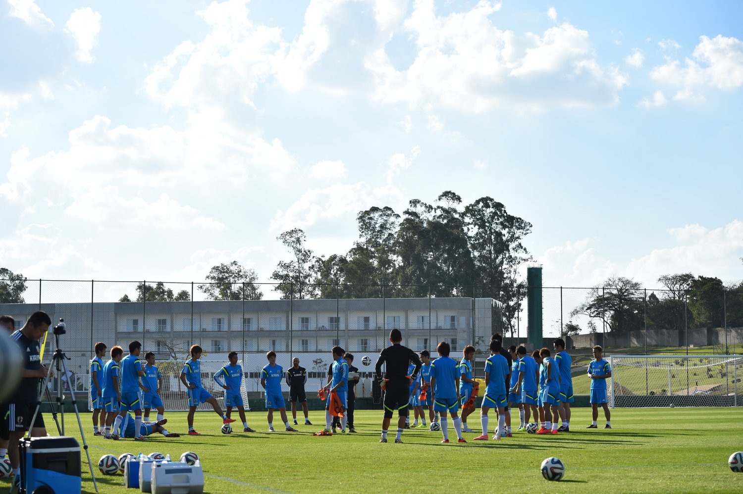 トレーニングを見るだけでも監督、各国の傾向が見えてくる©Koki Nagahama/JMPA
