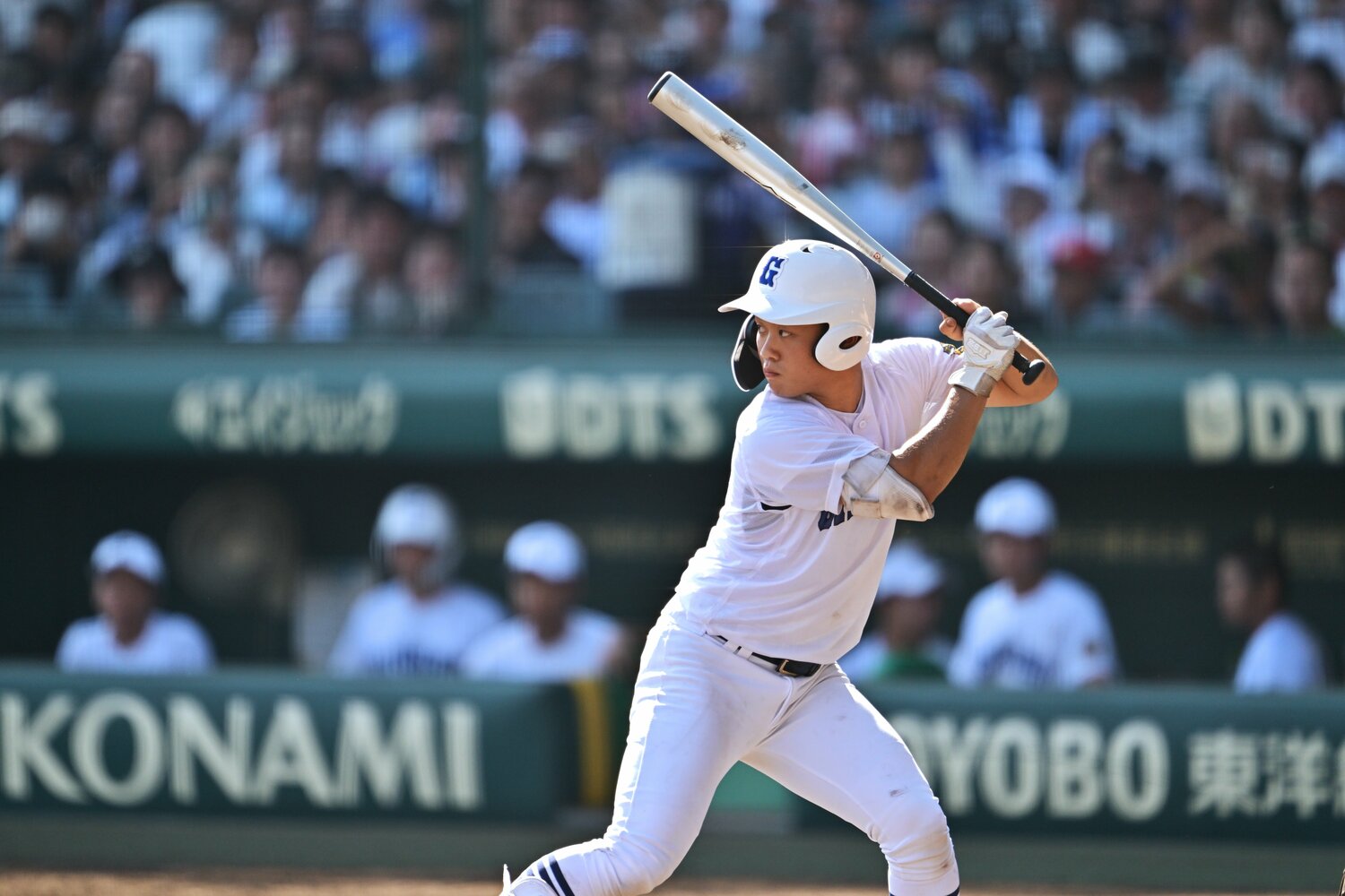 左手指の欠損というハンデを感じさせず、プレーで観衆を魅了した横山温大　©Hideki Sugiyama