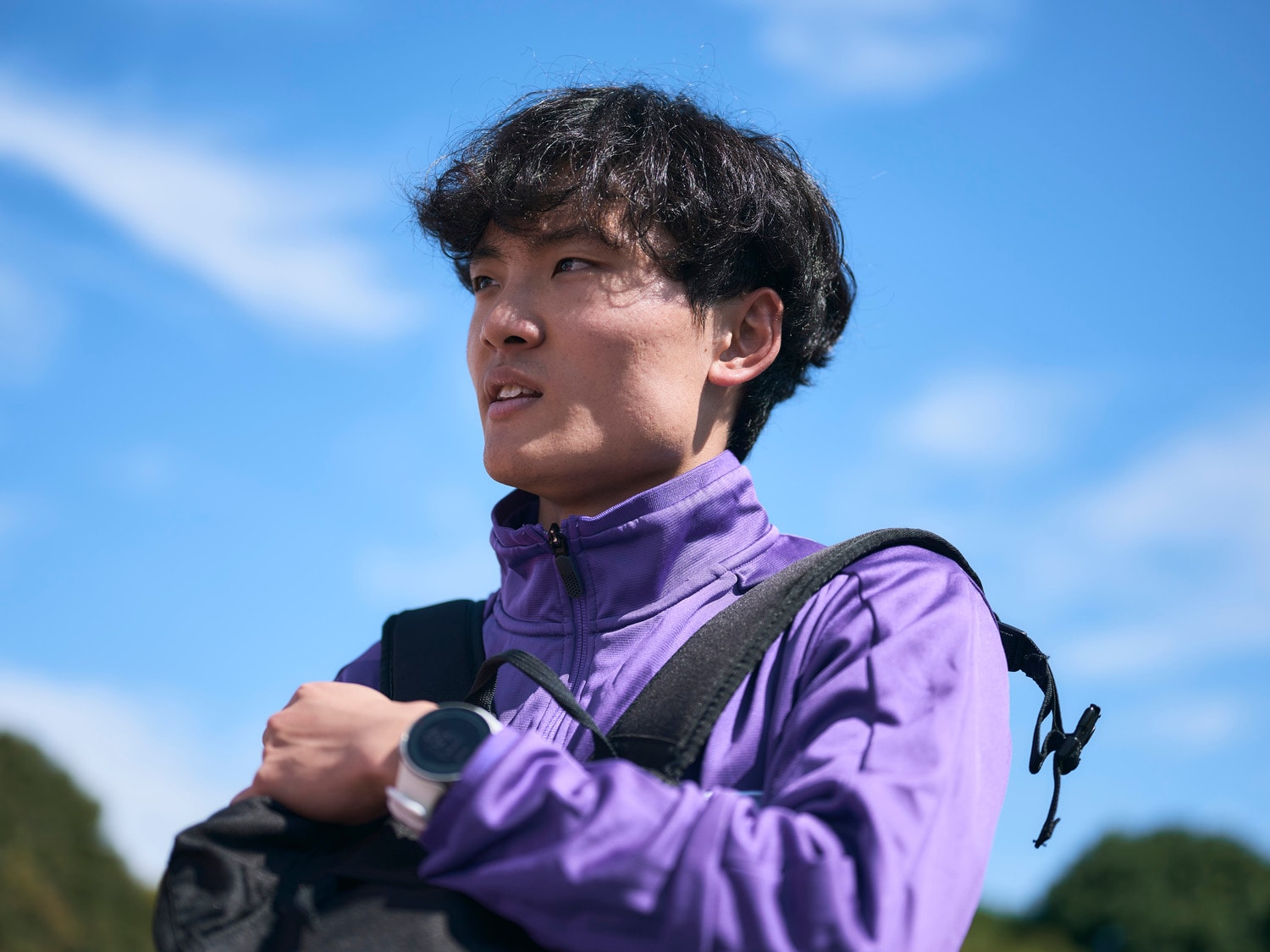 予選会では控えにまわっていた服部 ©Yuki Suenaga