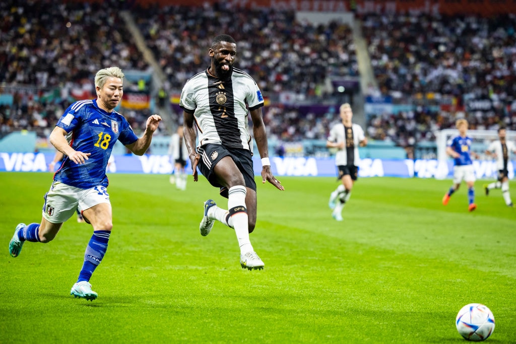 ルディガーが「ナゾ走り」した瞬間　©Getty Images