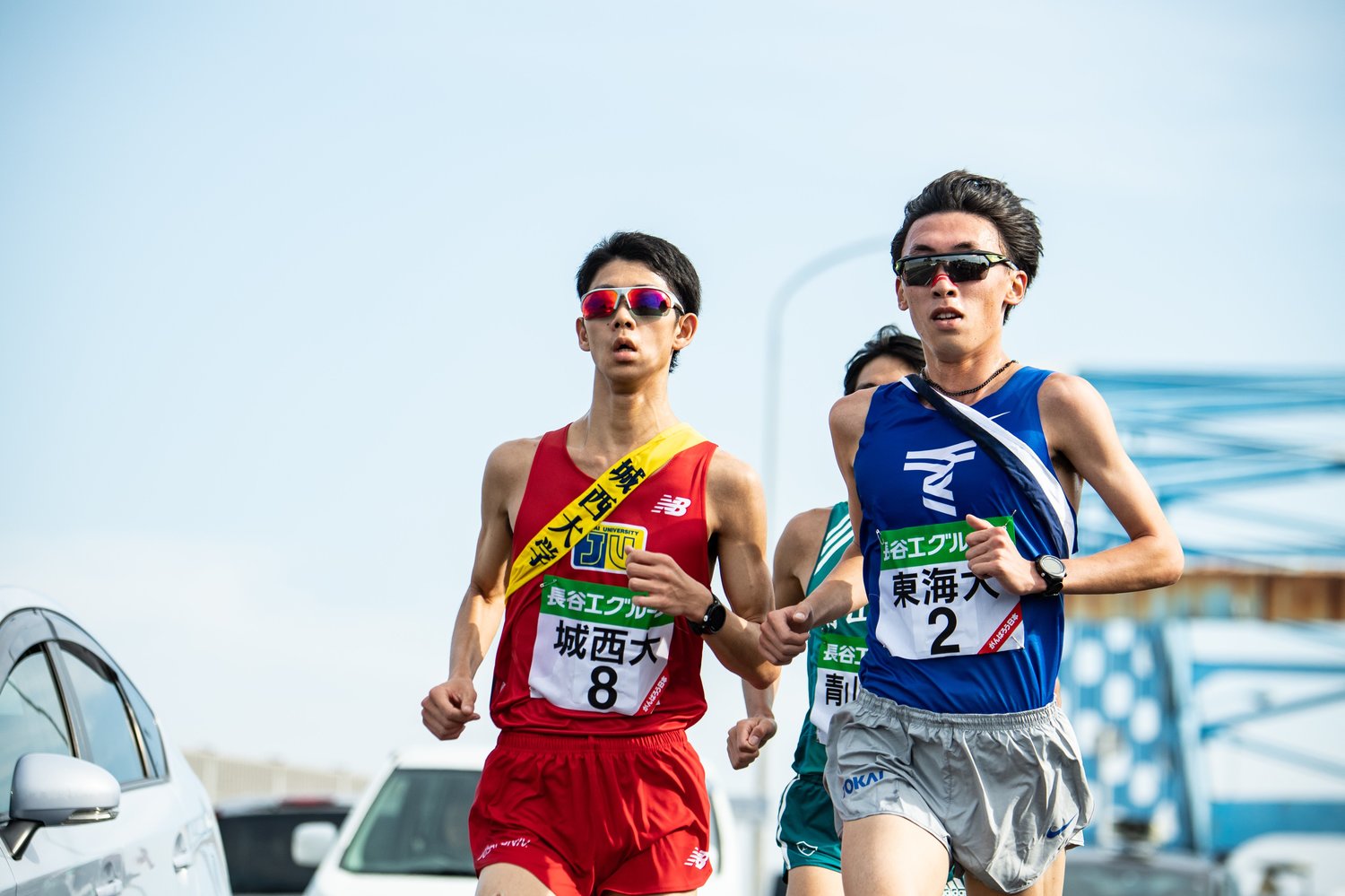 東海大主将で黄金トリオの1人・塩澤稀夕（右）の走りにも注目したい　&amp;Nanae Suzuki