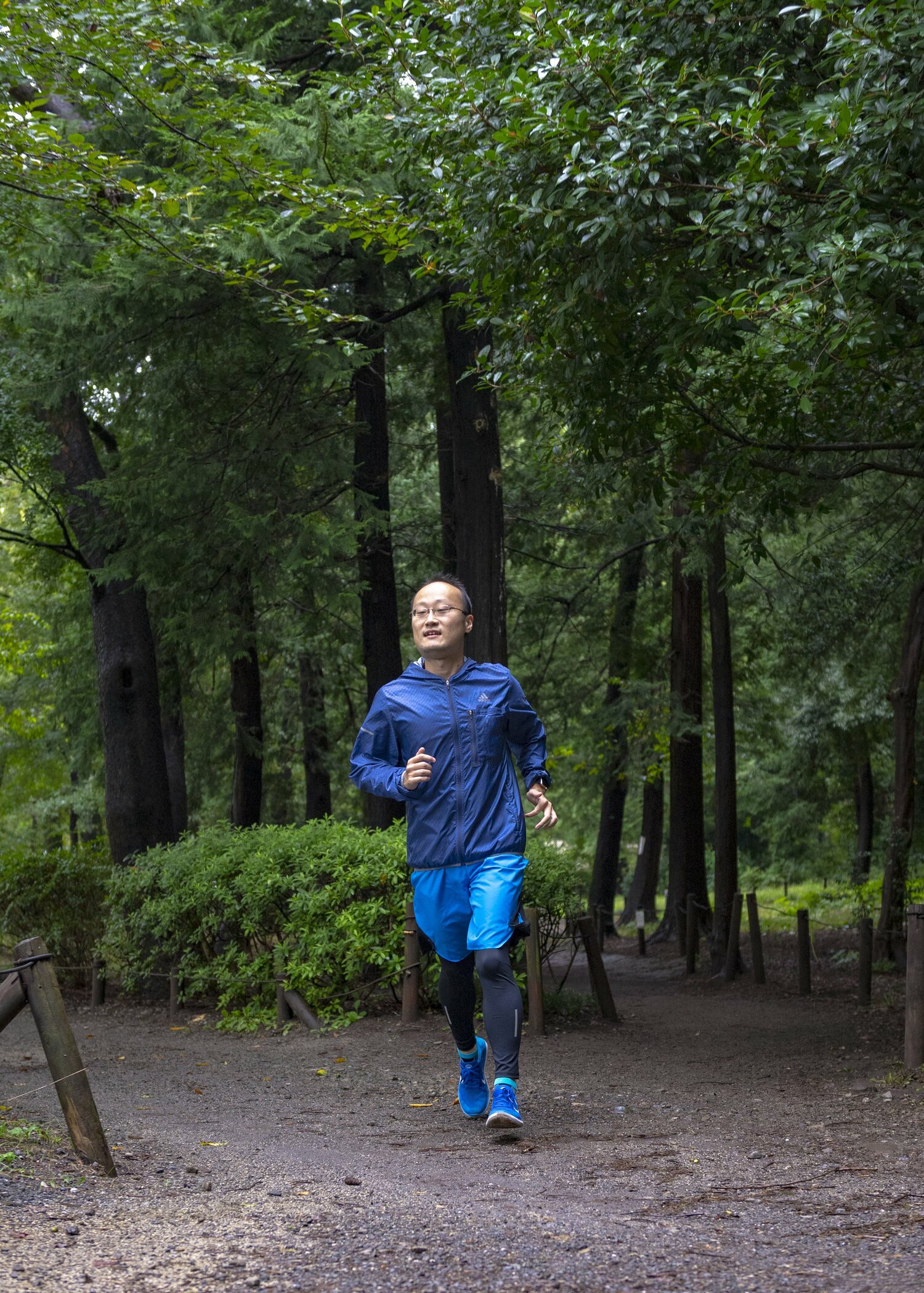 2018年、『Number Do』のランニング企画に登場　©Takuya Sugiyama