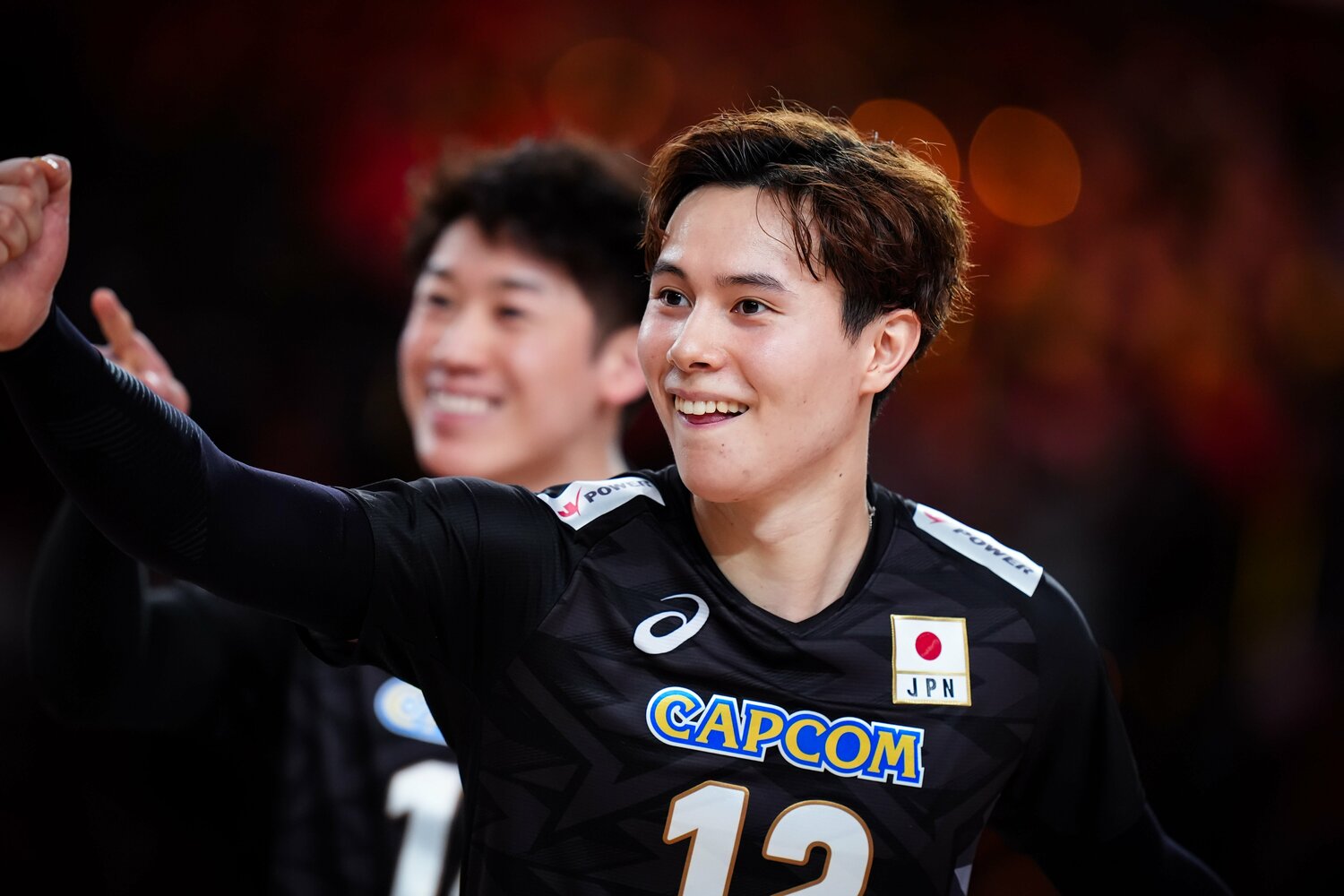 京都府出身の高橋藍。佐野が営むクレープ屋を訪れたという　©︎Volleyball World