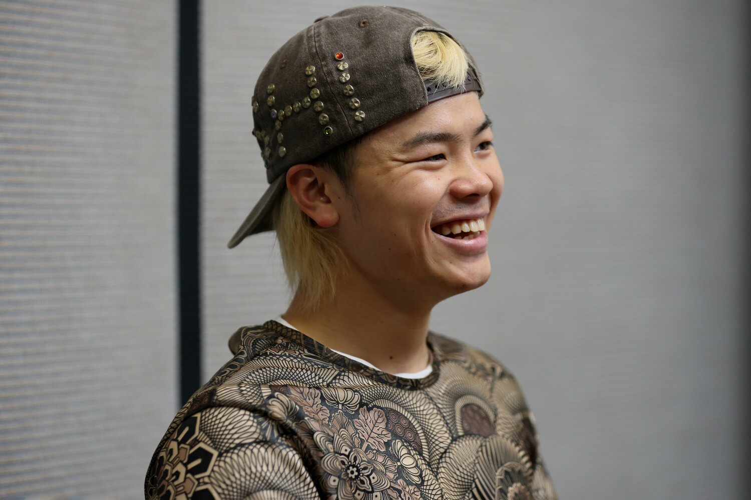 “幽霊発言”の意図を笑顔で説明してくれた那須川天心　©️Shigeki Yamamoto