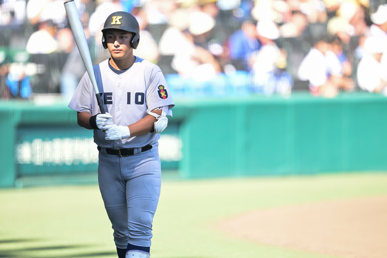 弟・勝児は昨夏甲子園、優勝メンバーに。「代打・清原」とアナウンスされた瞬間、甲子園球場は大歓声に包まれた ©Nanae Suzuki