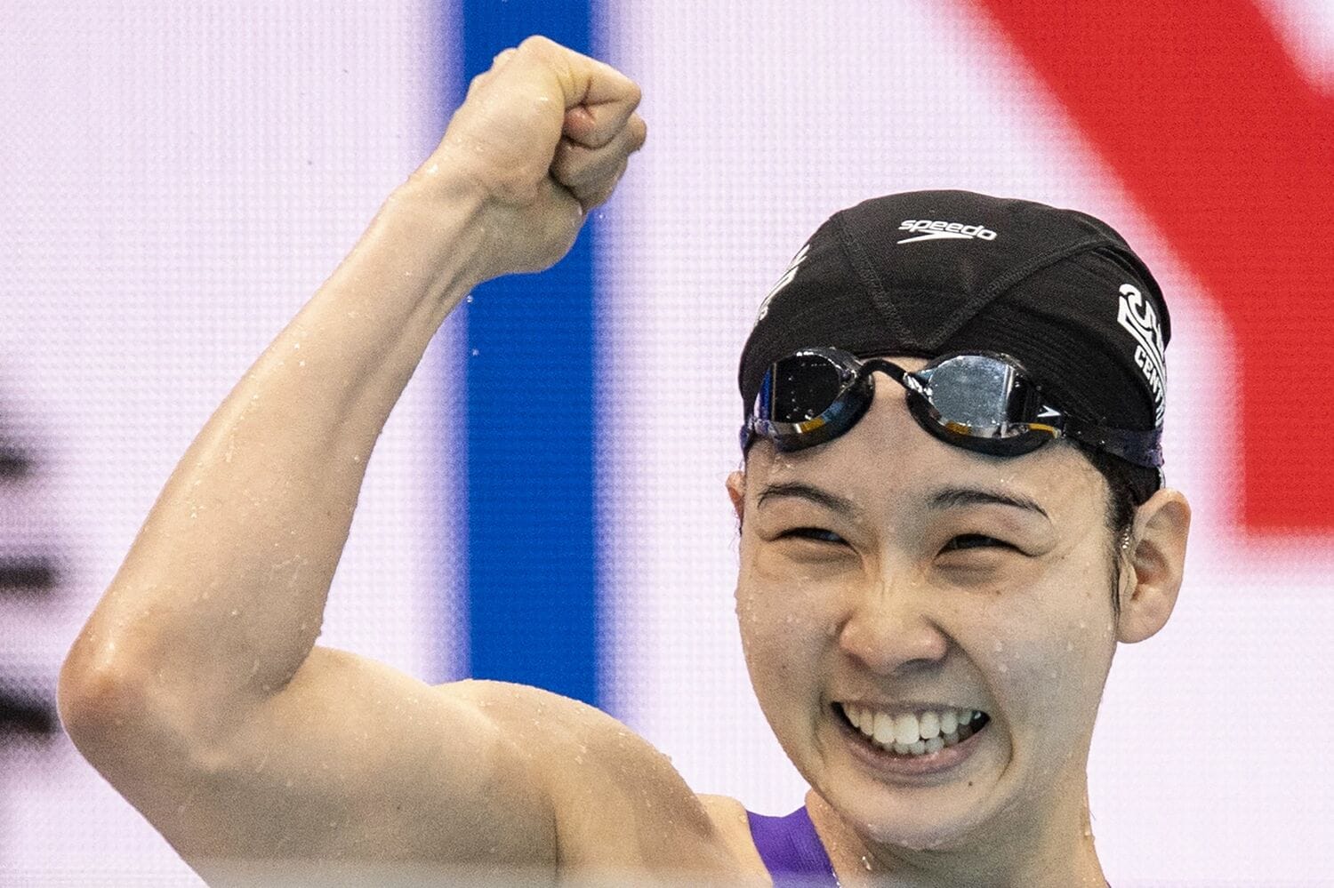 2021年競泳日本選手権での寺村さん　©JIJI PRESS