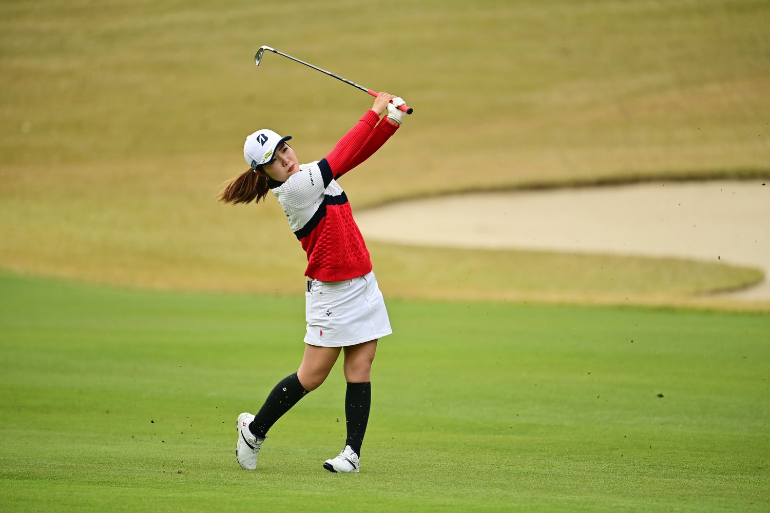 ルーキーながら安定感あるショットが評価される古江　©︎Getty Images