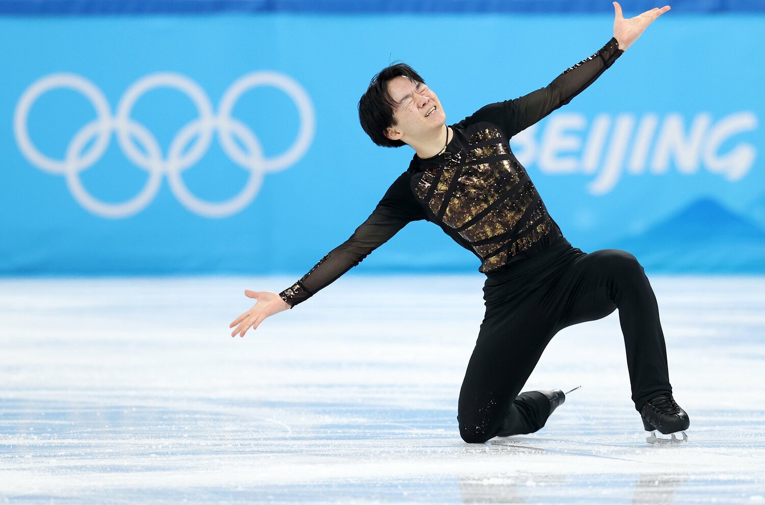 渾身の演技を終えた鍵山