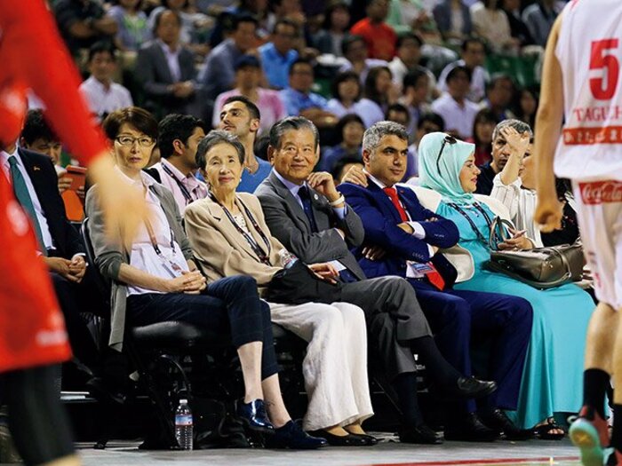 <制裁を超えて、五輪へ、新リーグへ>日本バスケットボール協会会長 川淵三郎「俺ほどバスケのことを真剣に考えてる奴はいない」<Number Web> photograph by AFLO