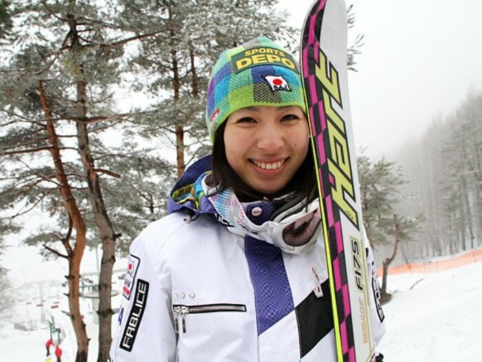 <“五輪から3カ月”特別連載(1)> モーグル・伊藤みき 「ソチ五輪に向けた最初の滑走」<Number Web> photograph by Shino Seki