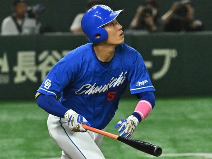 「岡林勇希と上林誠知を1・2番に並べたい」“じつは得点期待値を下げている”中日打線の問題点…井上監督の“謎采配”「6番・細川成也」はなぜ試された？＜Number Web＞ photograph by Hideki Sugiyama
