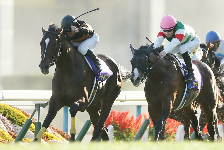 実際のレース写真　©JIJI PRESS