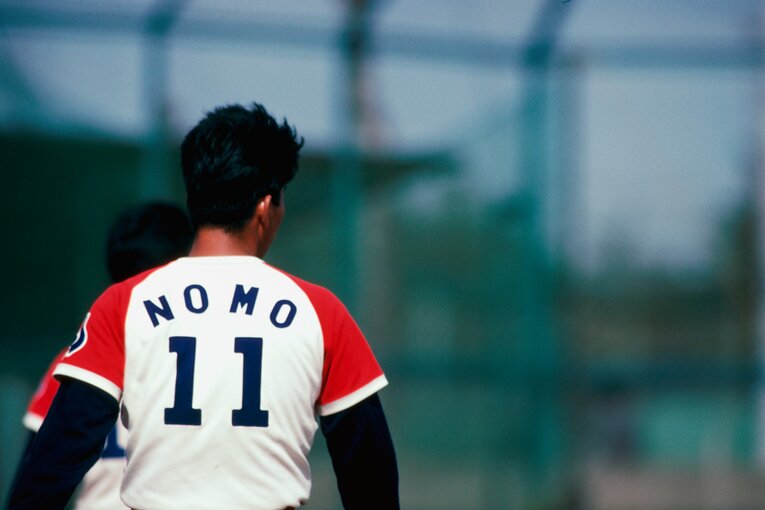 近鉄時代の野茂英雄　©︎Makoto Kenmizaki