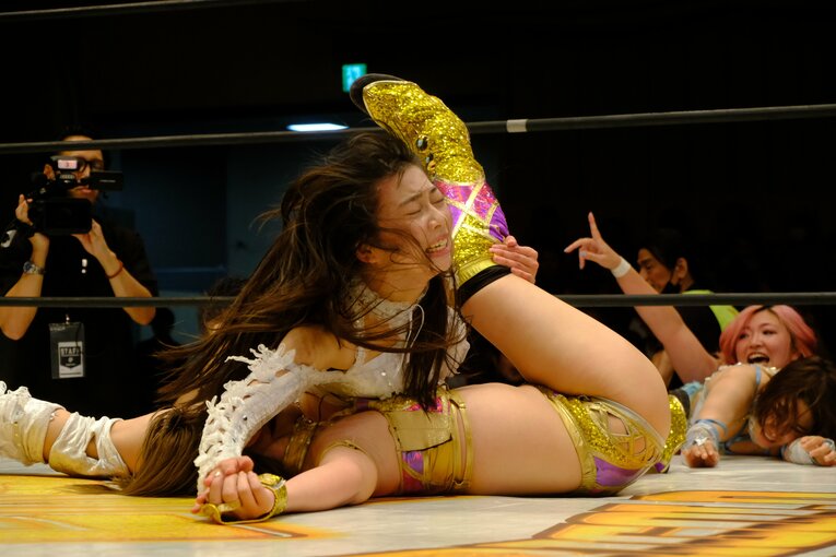 高校3年生の女子プロレスラー・心希（しんの）【スワイプするとそのほかの写真もご覧になれます】©Norihiro Hashimoto