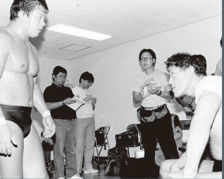 藤波による「飛龍革命」のシーン／筆者提供