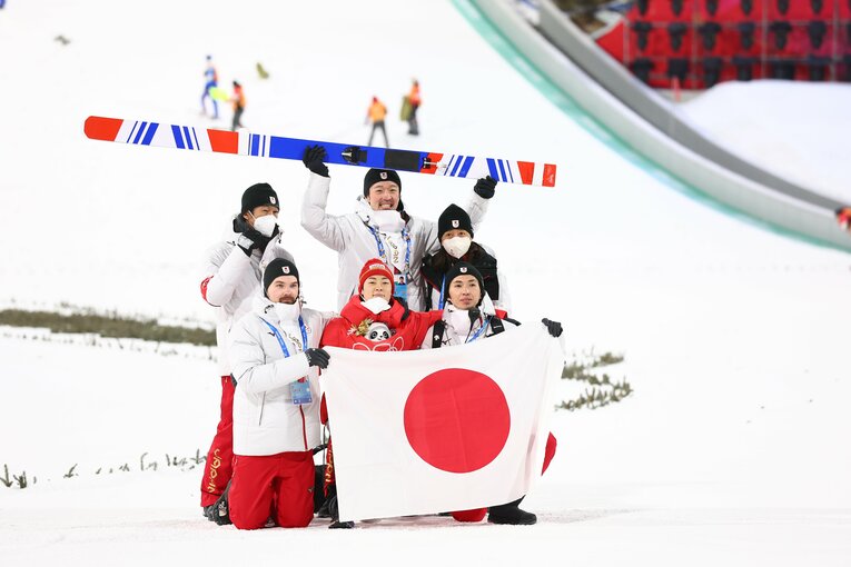 北京五輪LHの小林陵侑　©JMPA