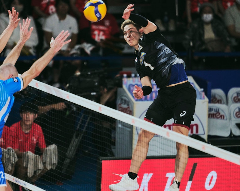 西田有志（VNLスロベニア戦）©︎Yuki Suenaga