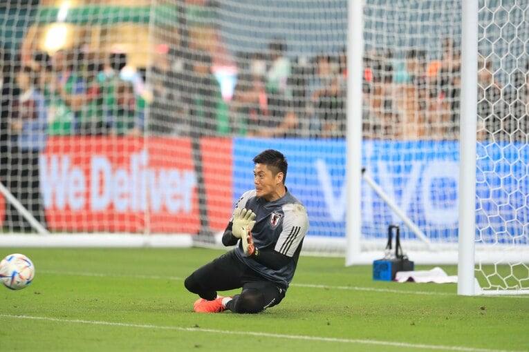 スペイン戦前の練習　©Kazuo Fukuchi／JMPA