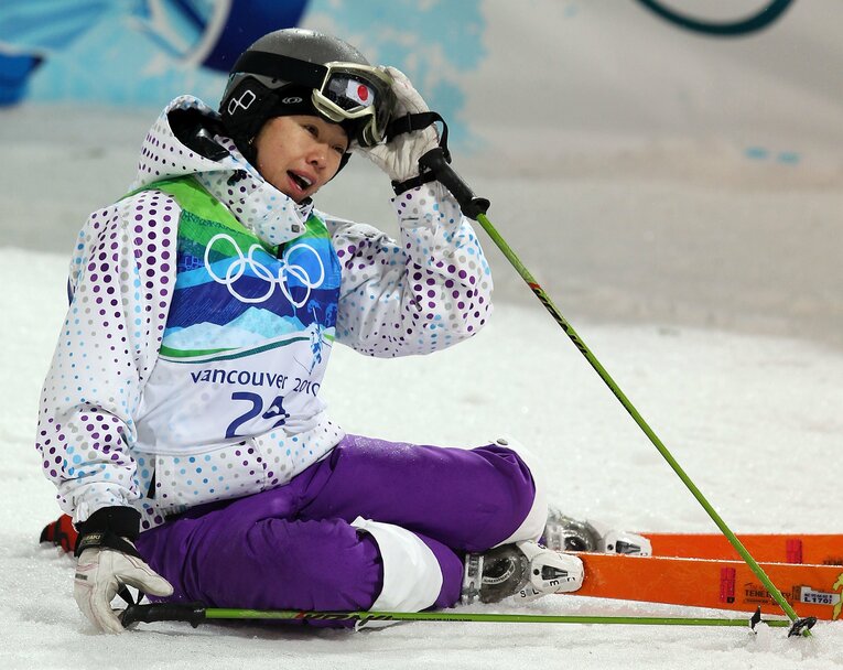 バンクーバー五輪で転倒した里谷多英