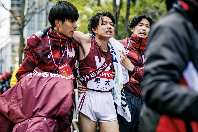 2025年の箱根駅伝。菅野は10区を走って区間5位とチームの総合4位にも貢献した　©Kiichi Matsumoto