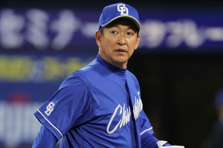 今季スタートダッシュを決めた中日。チームを率いて3年目、契約最終年の立浪和義監督が開幕前に漏らしていた今季への手応えとは… ／ photograph by JIJI PRESS